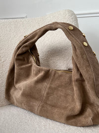 Sac taupe clouté : Gemma