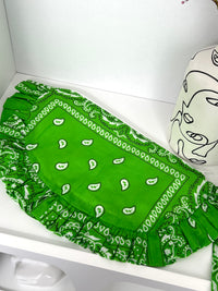 Green pouch: bandana