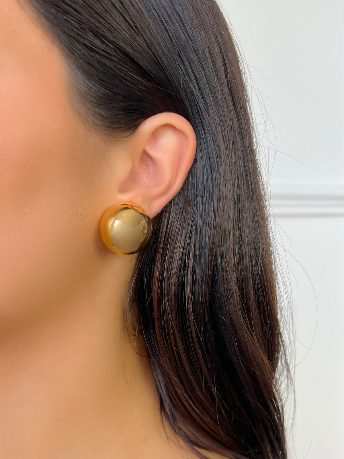 Boucles d'oreilles dorées à clip : Jaylah