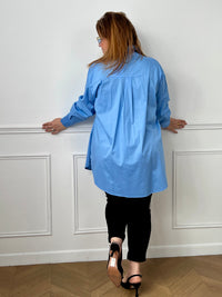Blue Plus Size Shirt: Rocha