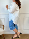 Chemise grande taille ecrue : Rocha