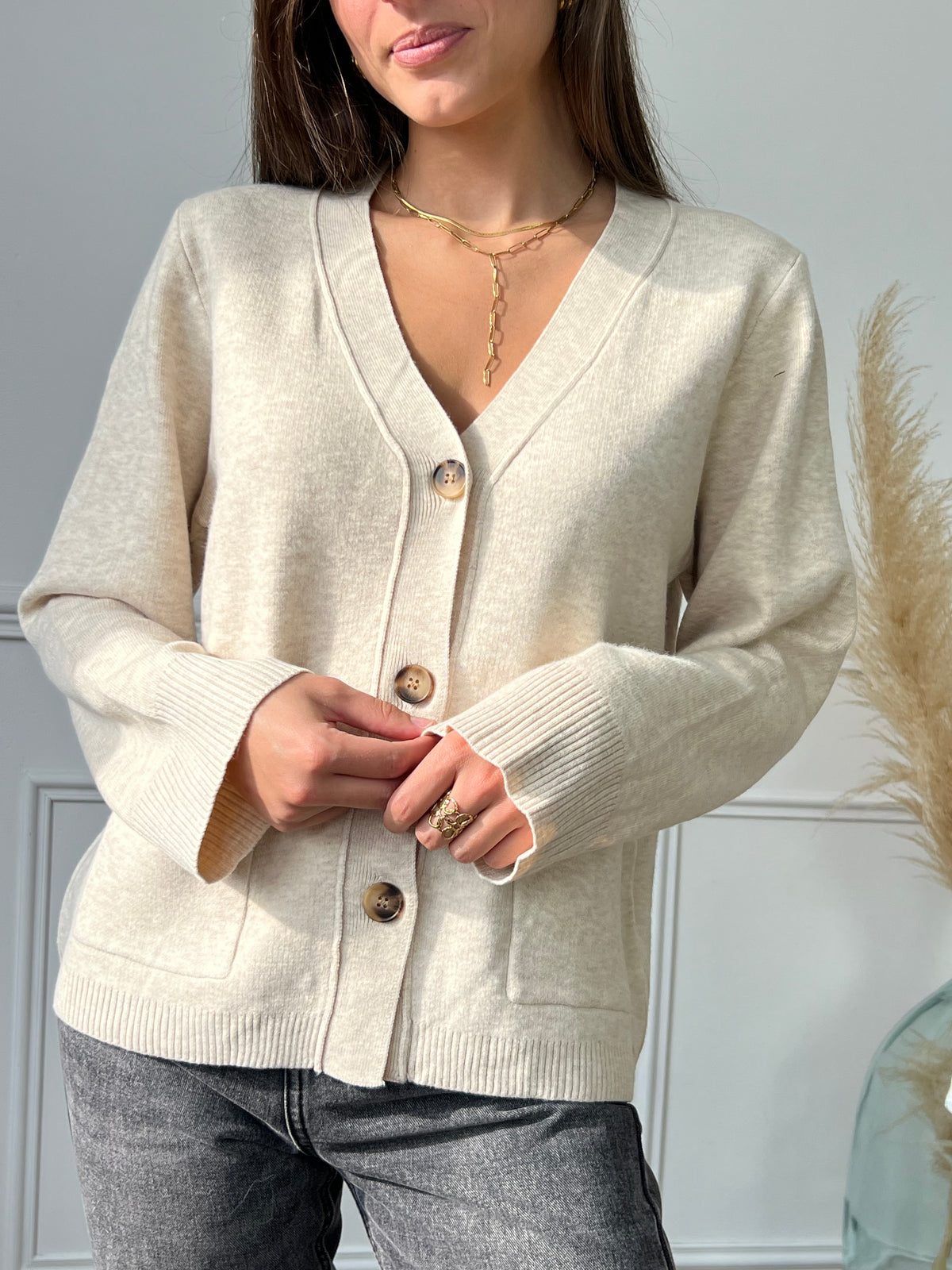 Gilet beige : Ludmila