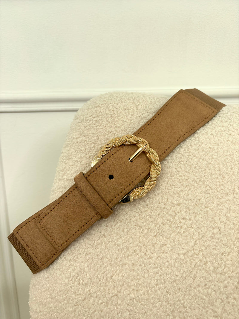 Ceinture taupe : Lucie