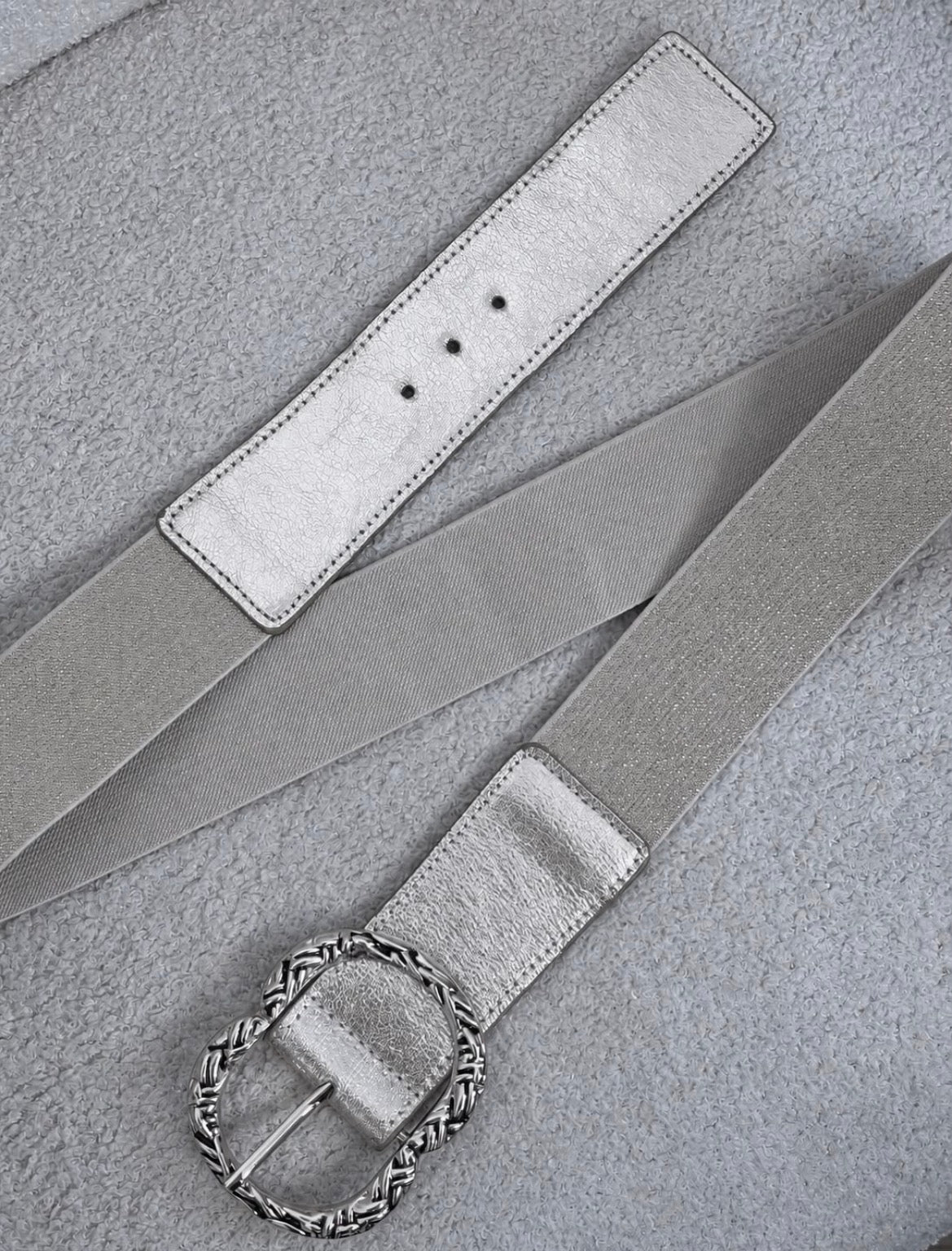 Ceinture argentée grande taille : Nala