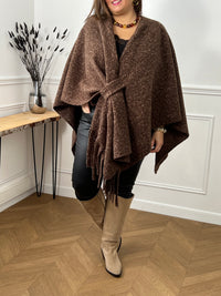 Poncho marron grande taille : Sorian