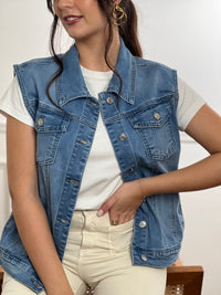 Veste en jean sans manches : Suzana