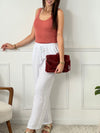 Pantalon écru gaze de coton : Jolina