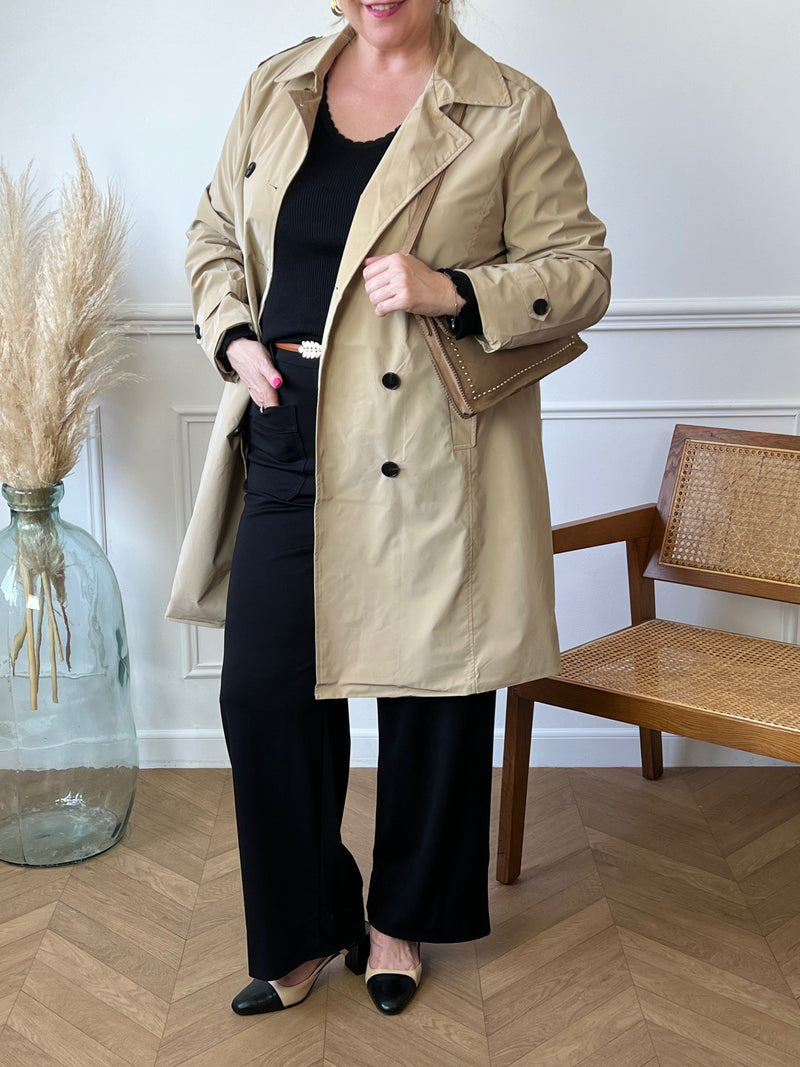 Trench imperméable beige : Maud