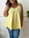 Top jaune grande taille : Eloa