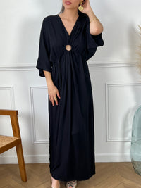 Robe longue noire : Alwena