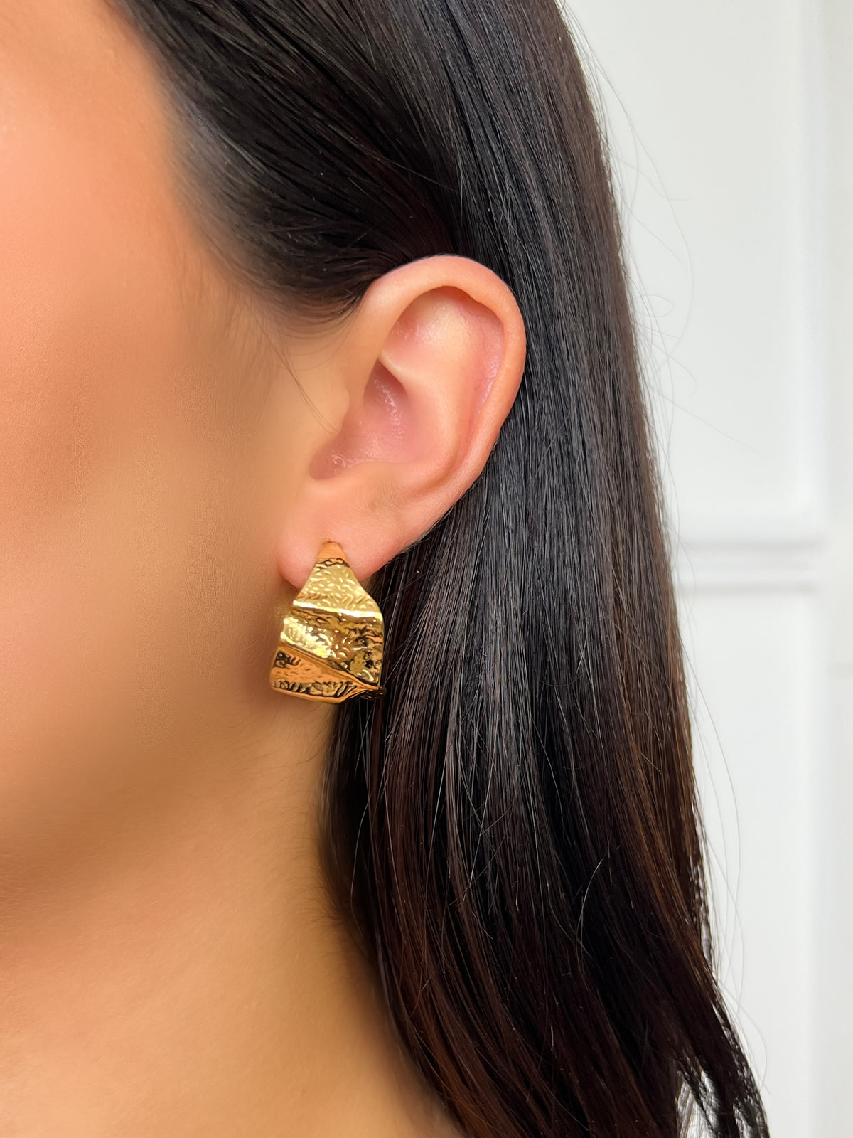 Boucles d'oreilles dorées : Deidra