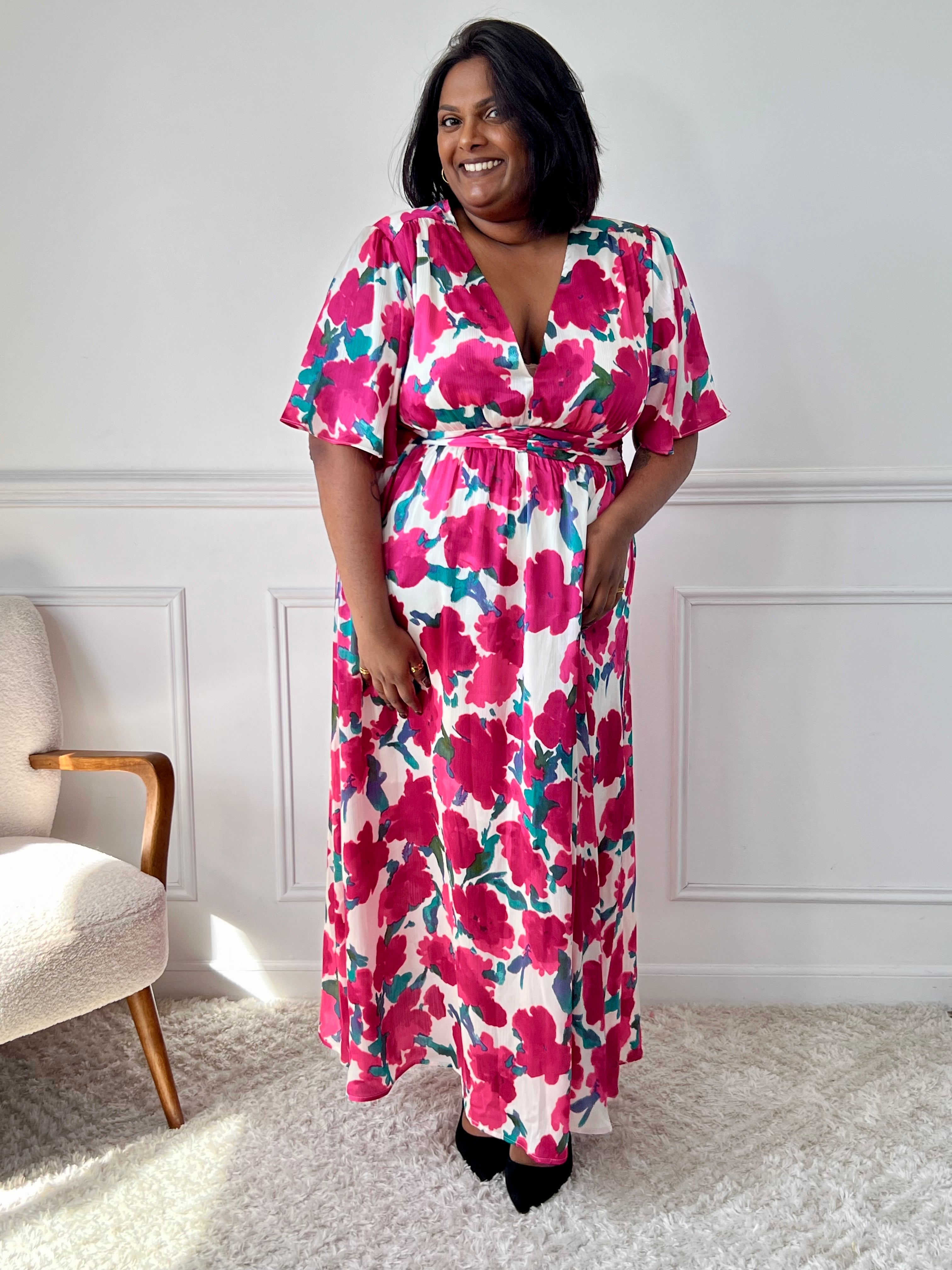 robe longue maxi grande taille