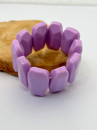 Purple bracelet: Laurie