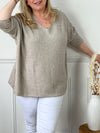 Pull Mylo beige Made in Italie