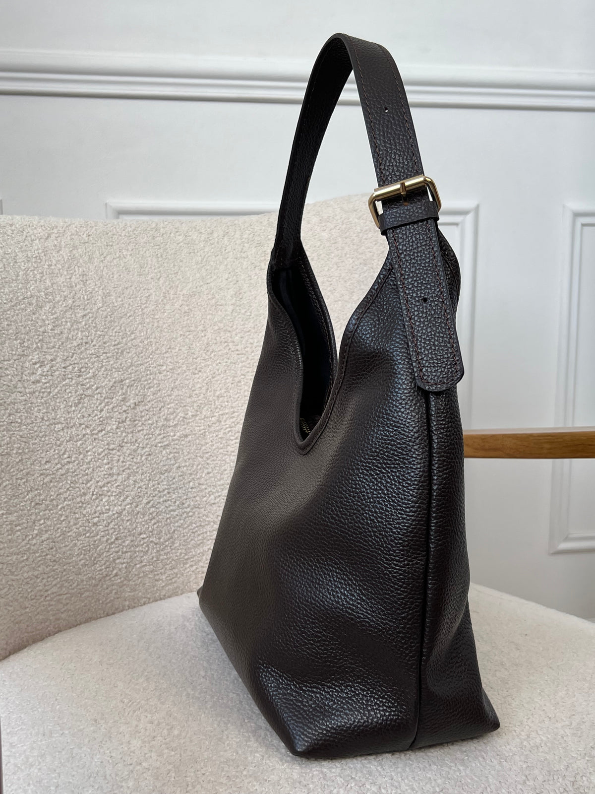 Sac marron en cuir : Armande