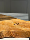 Bague dorée et colorée : Colores