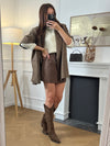 Jupe short pied de poule : Polia
