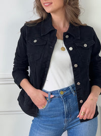 Veste en jean noir : Codi