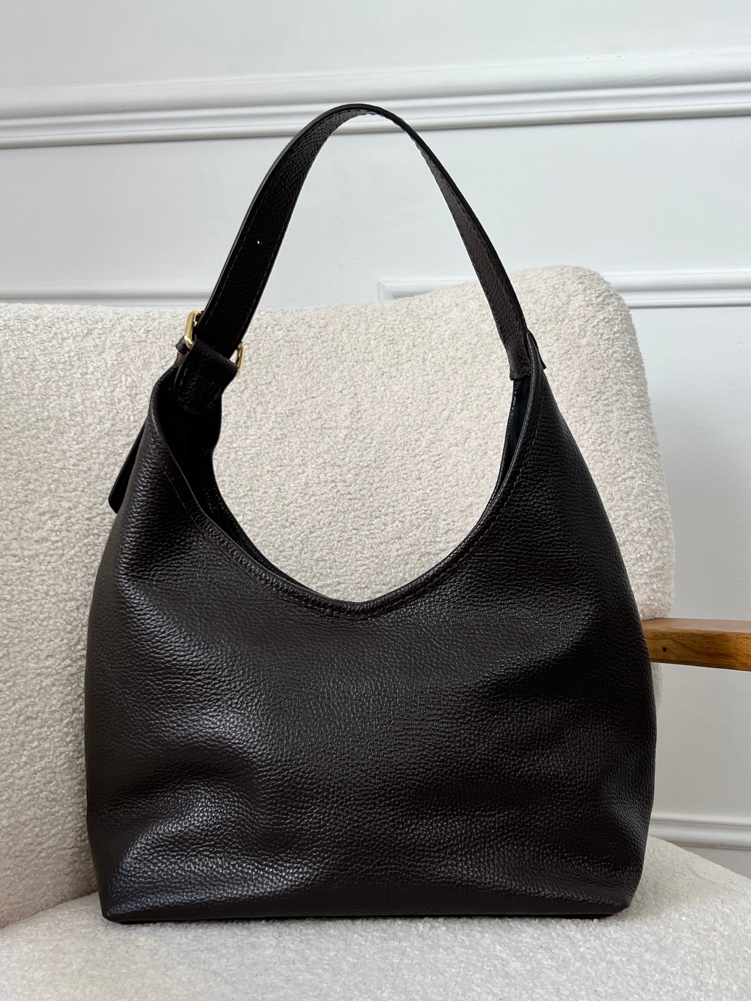 Sac marron en cuir : Armande