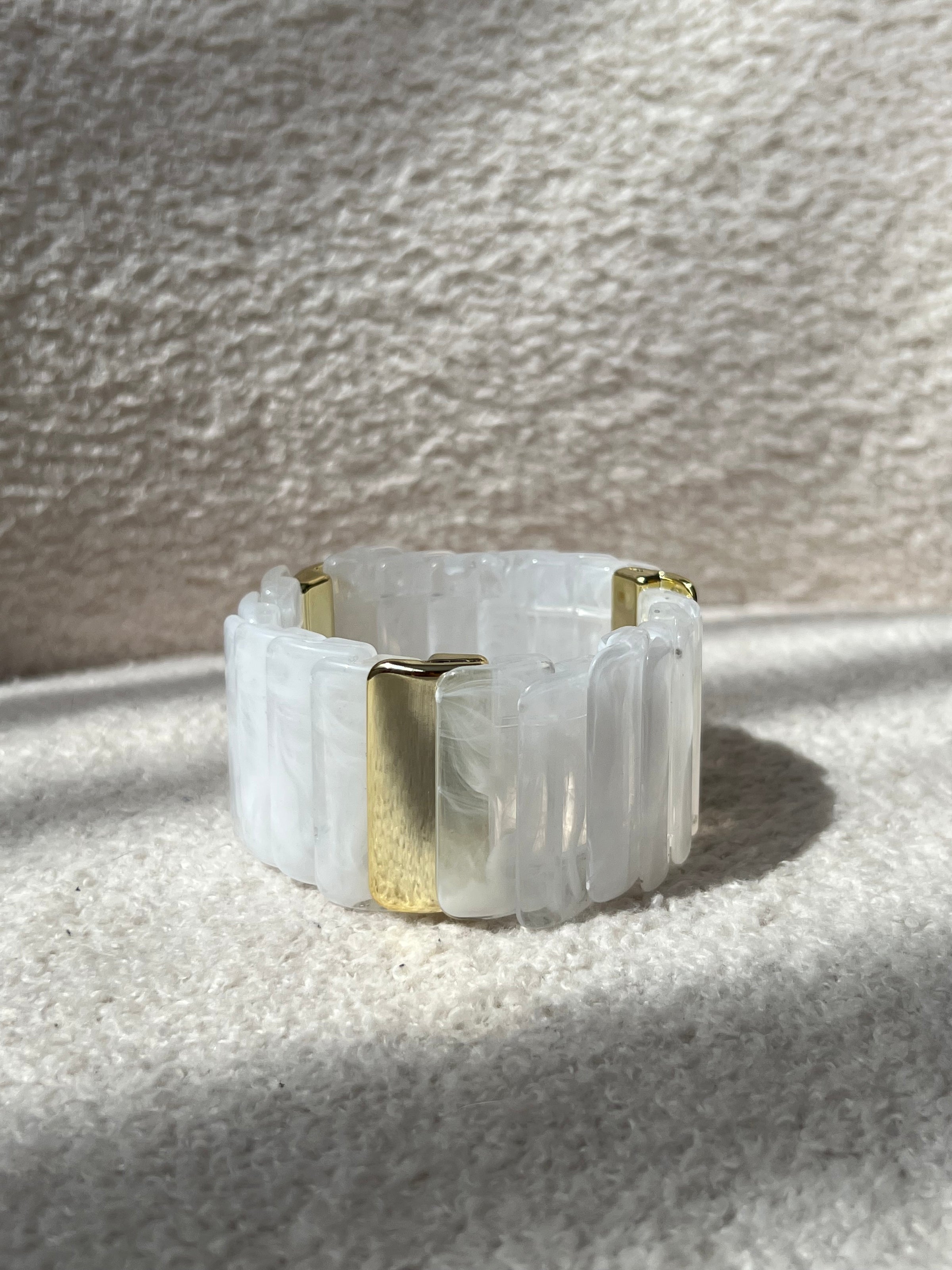 Bracelet blanc : Rolly