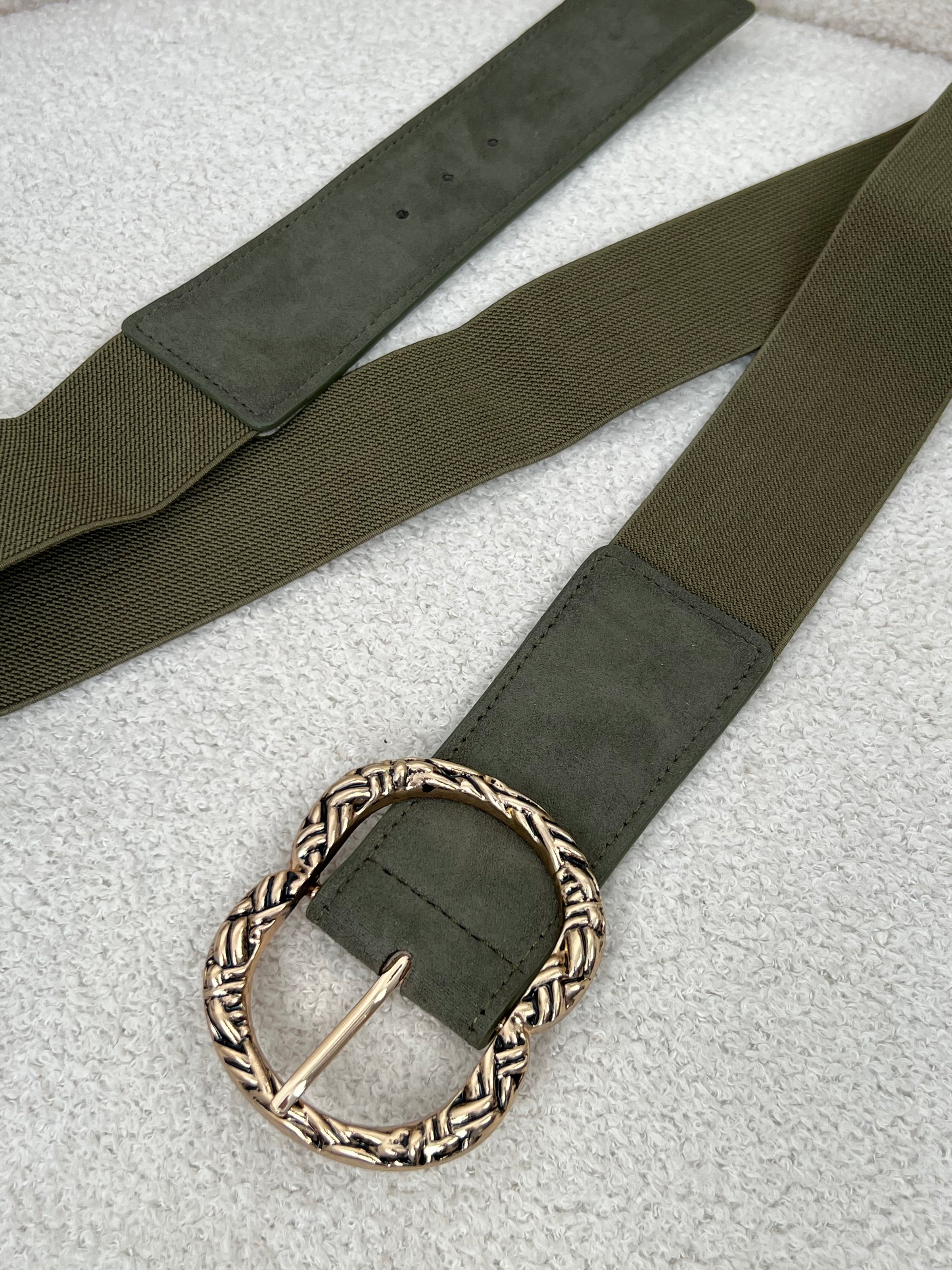 Khaki Plus Size Belt: Nala