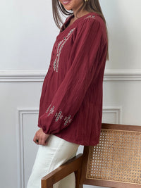 Blouse terracotta : Kaelyn