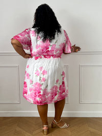 Robe courte fleurie grande taille : Rossano
