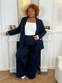 Ensemble blazer et pantalon grande taille : Priscille