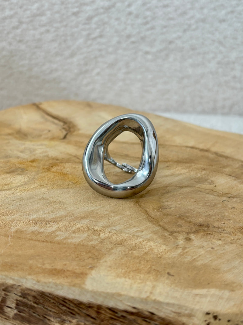 Bague argentée : Monika