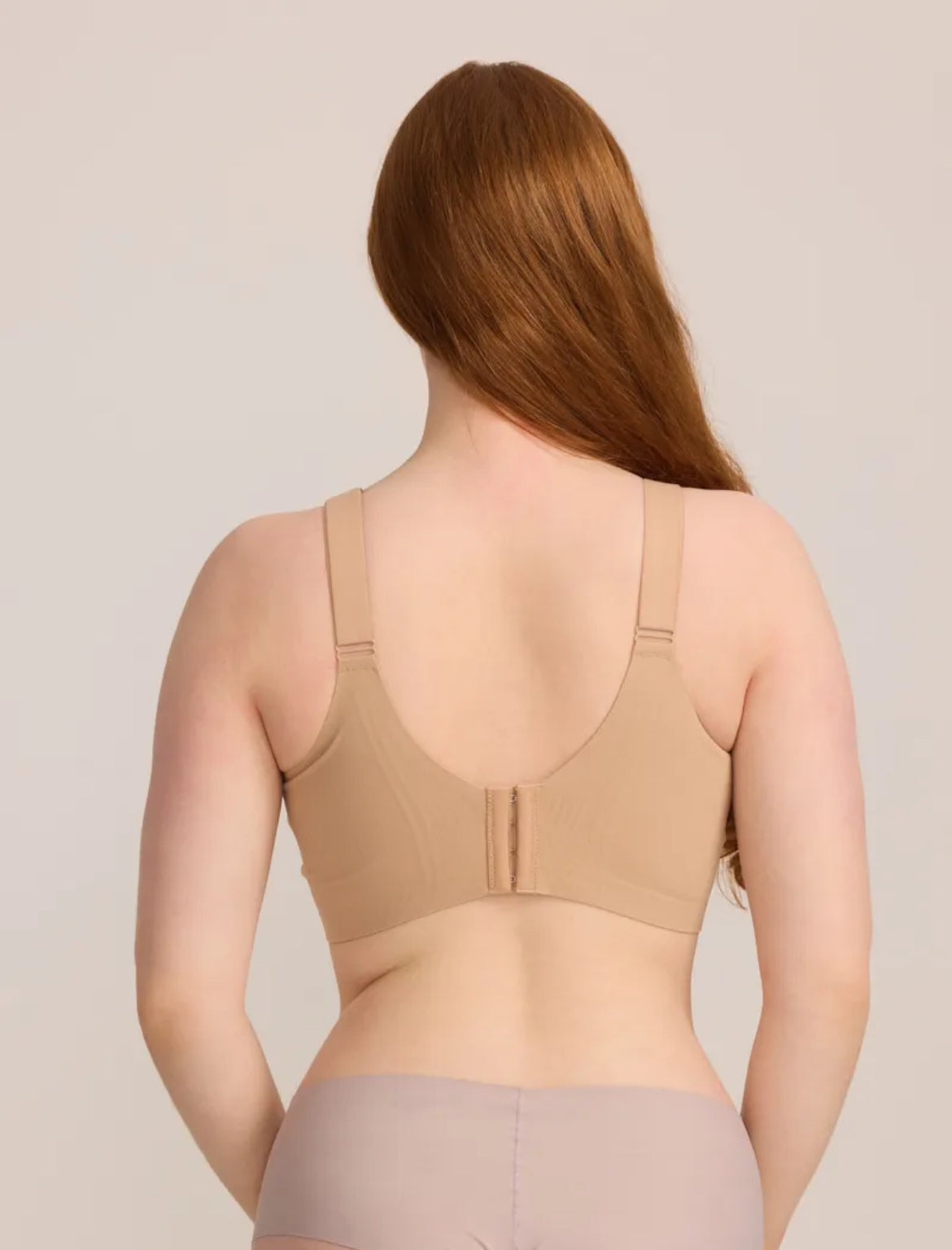 Soutien-Gorge nude festonné grande taille : Nolia