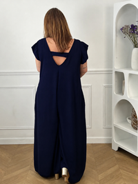 Combinaison bleu marine grande taille : Monaly