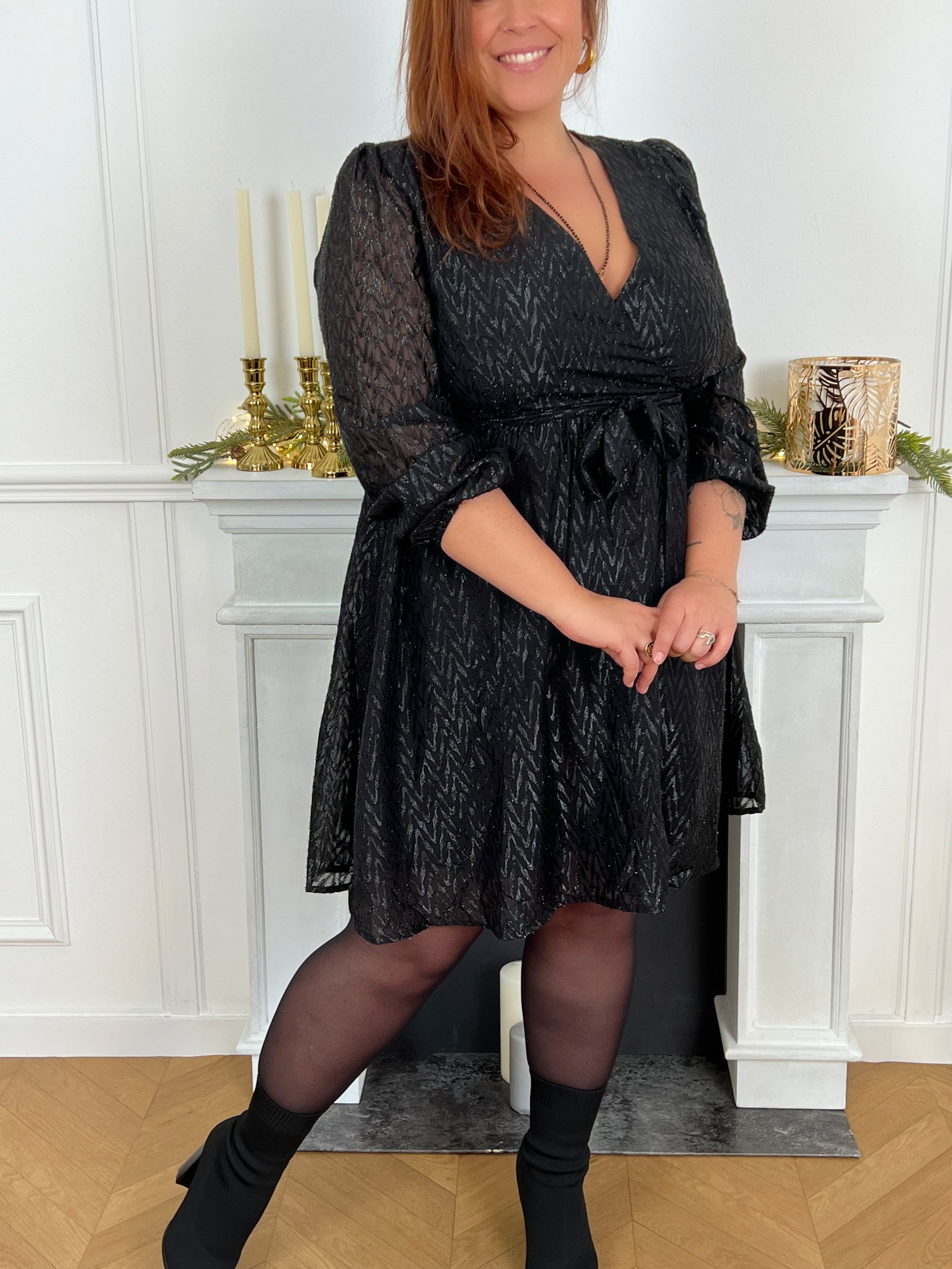 Robe courte festive grande taille femme Lo cia