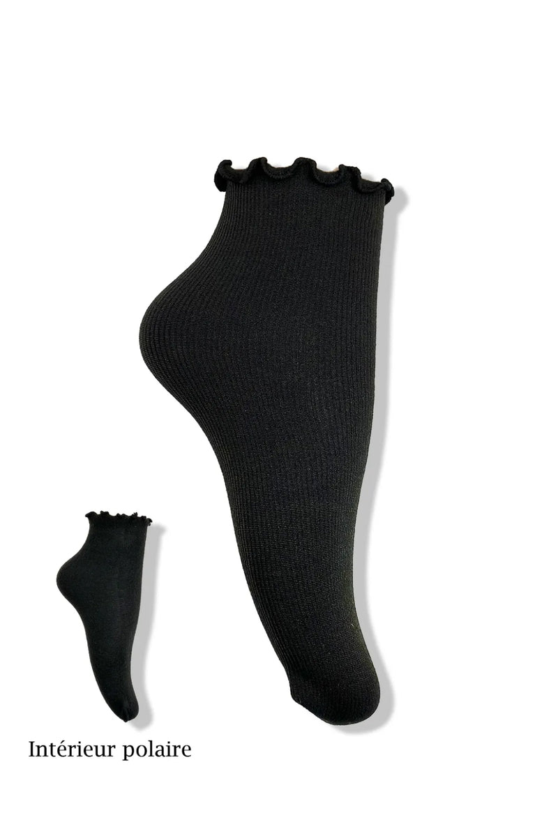 Chaussettes polaires noires : Macha