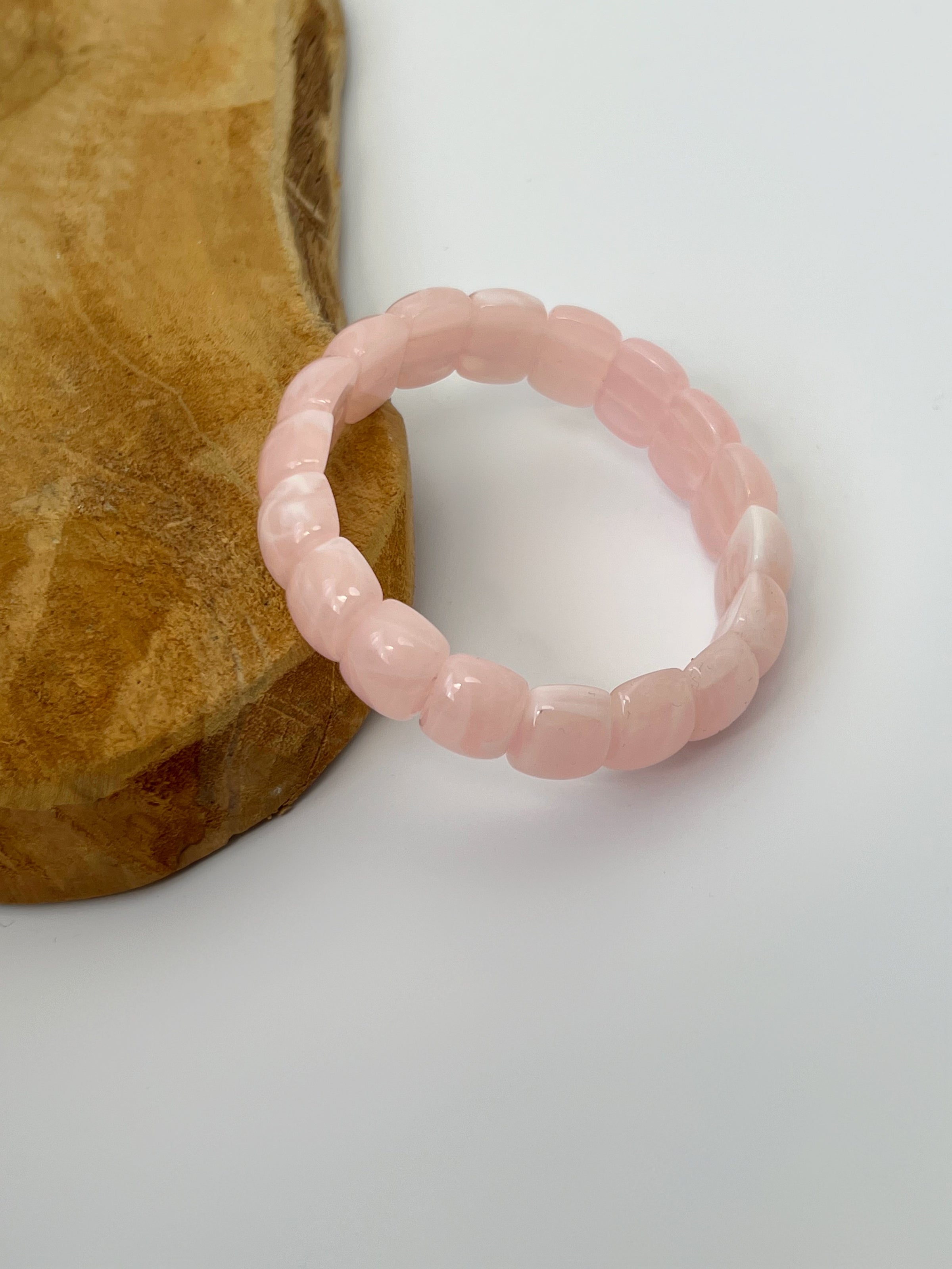 Pink bracelet: Maya
