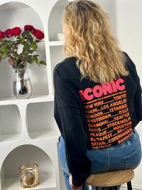 Pull noir en coton : Iconic