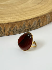 Bague marron et dorée : Shawnee