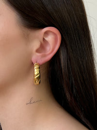 Boucles d'oreilles dorées : Camila