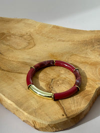 Bracelet bordeaux : Isabeau