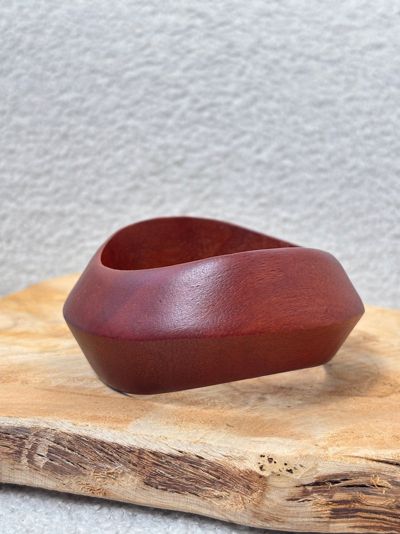 Bracelet effet bois acajou : Evie