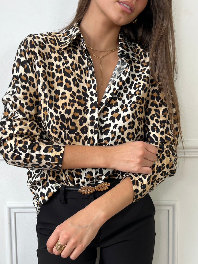 Chemise leopard : Maelys