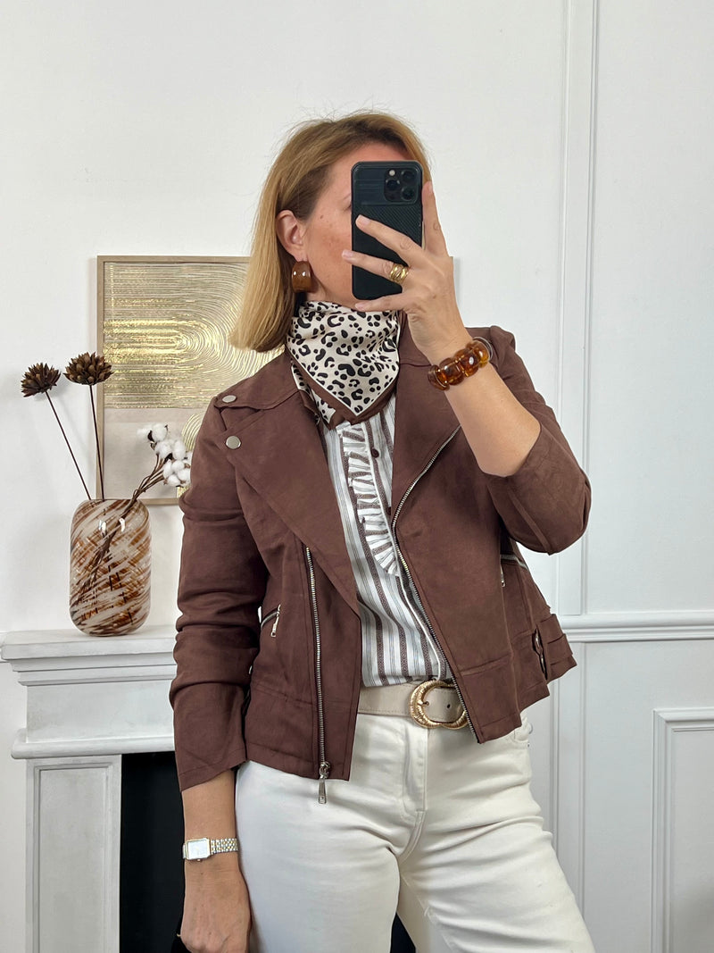 Chemise écrue à motifs : Capucine