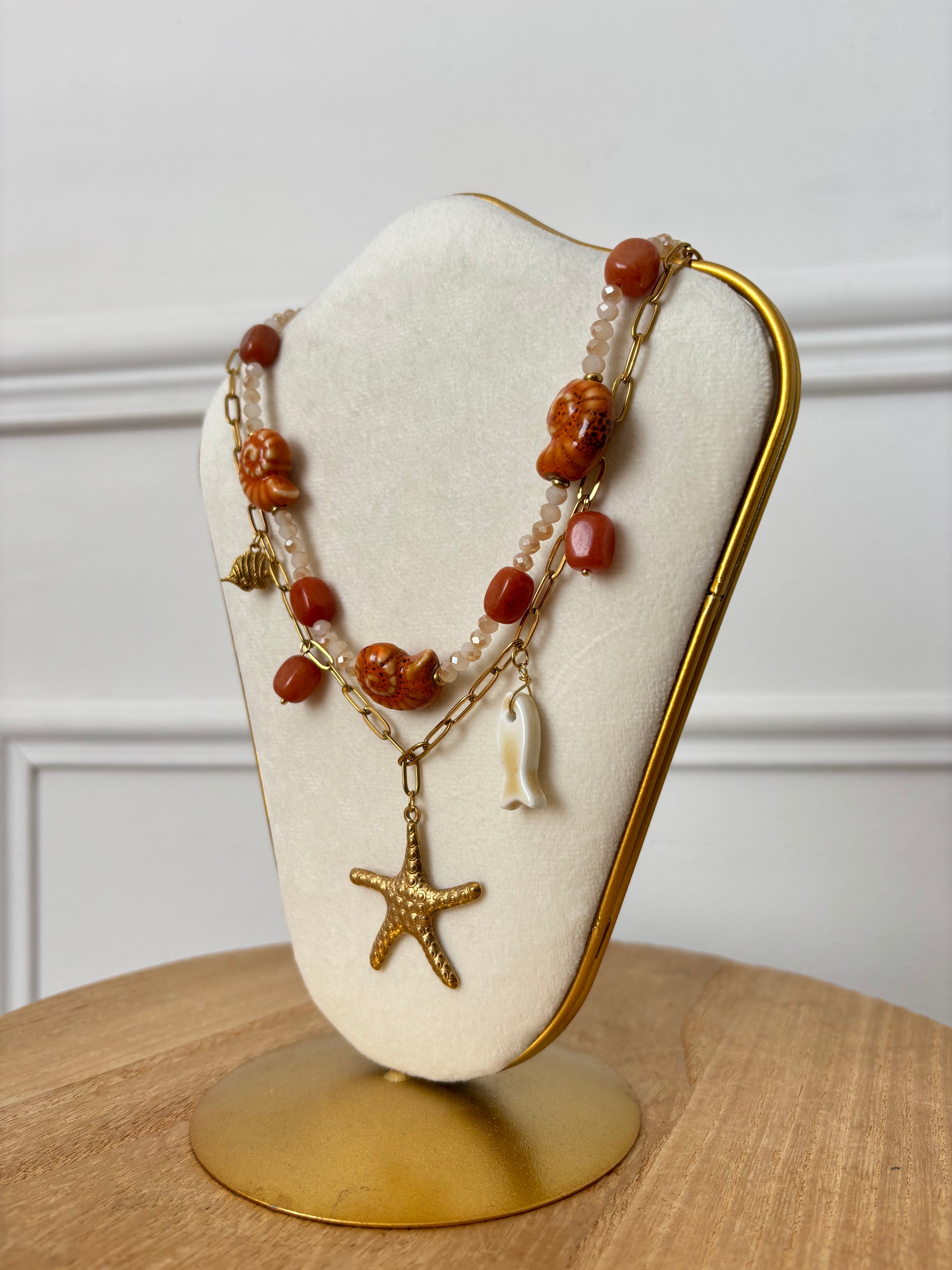 Collier double rangs : Nayah