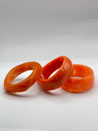 Lot de 3 bracelets orange : Aditya