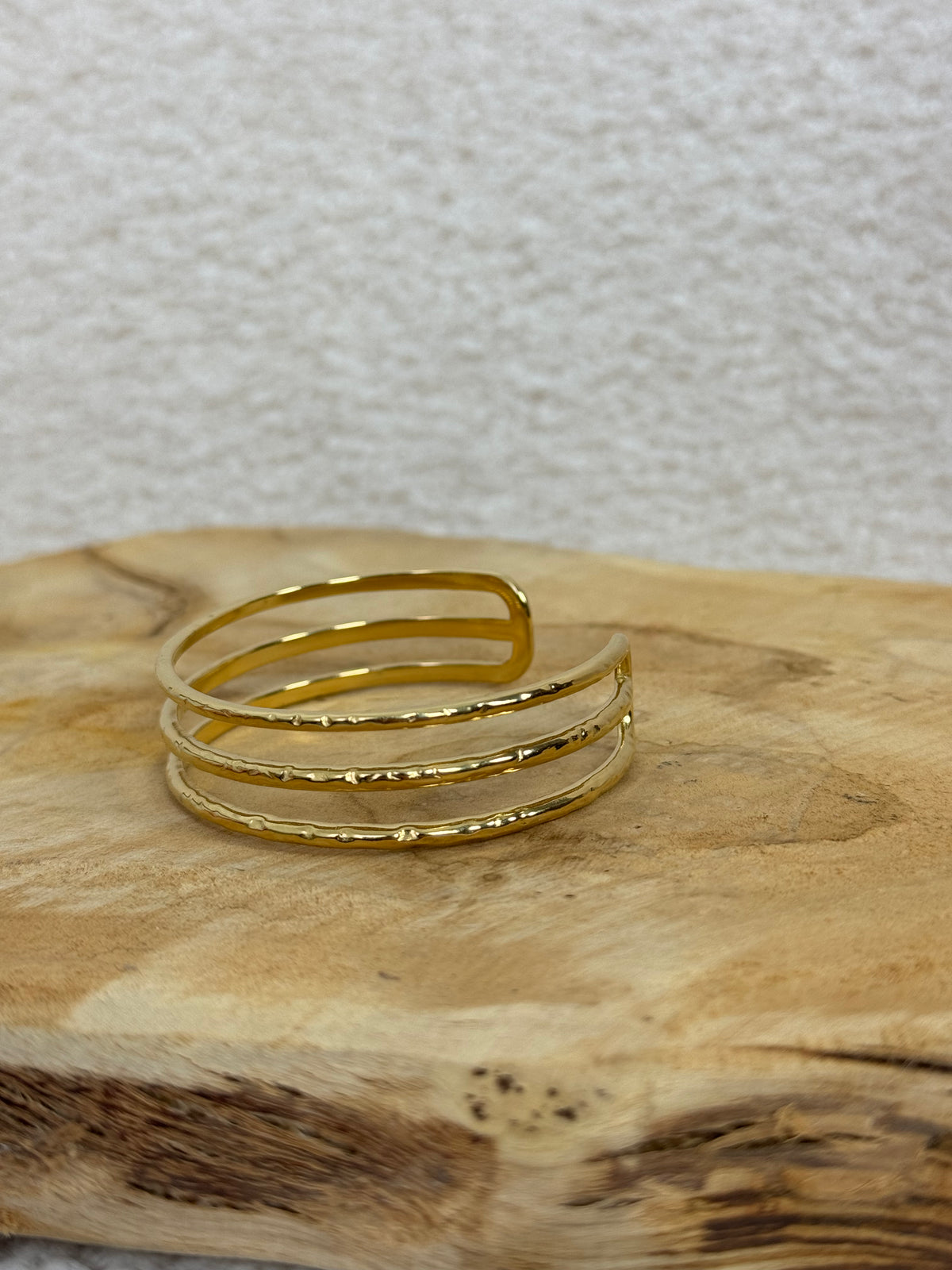 Bracelet jonc doré : Lio