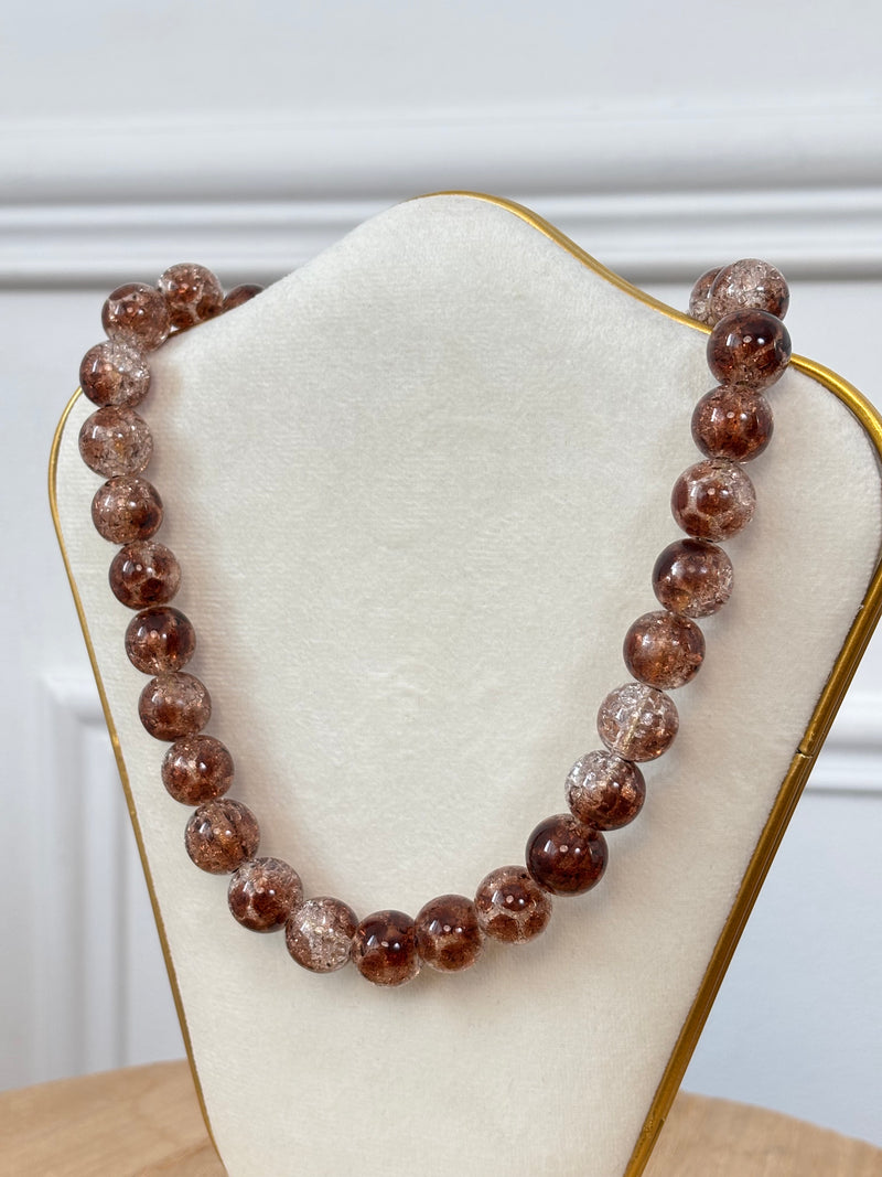 Collier marron : Piper