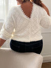Gilet écru avec dentelle curve : Meloa