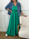 Robe longue verte : Meliana