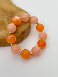 Orange bracelet: Luna