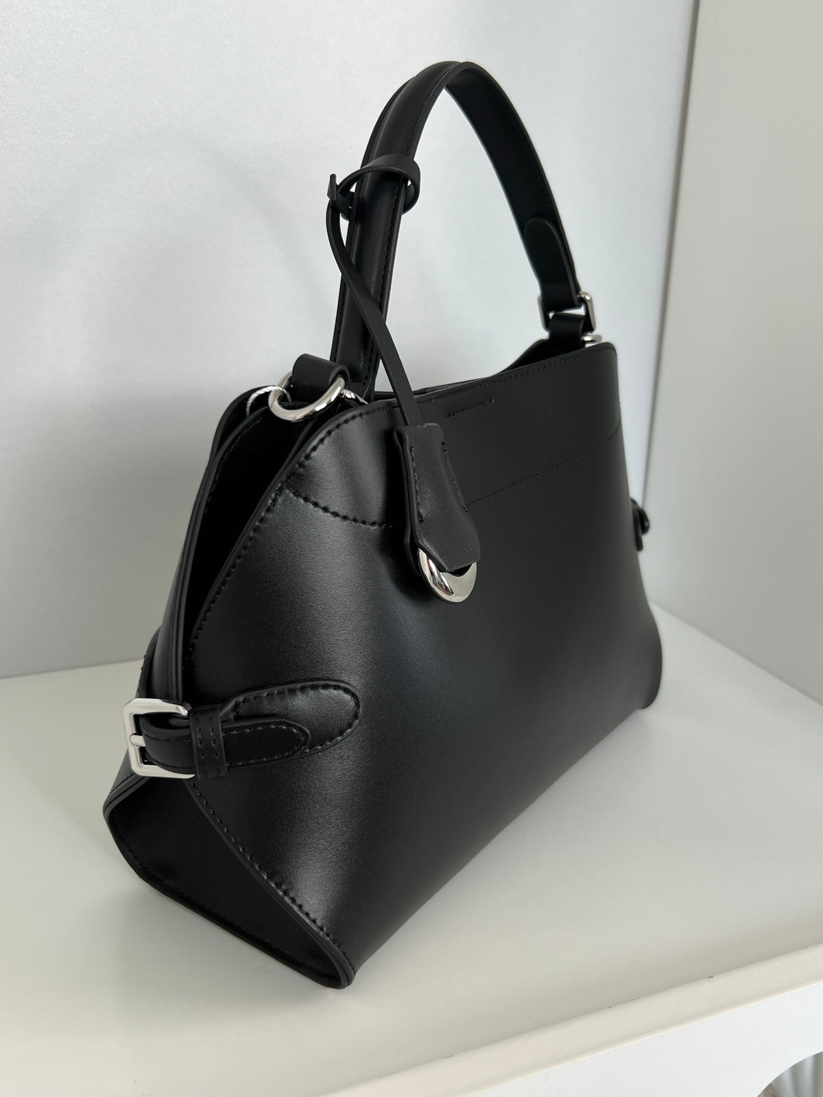 Sac noir en cuir : Aliyah