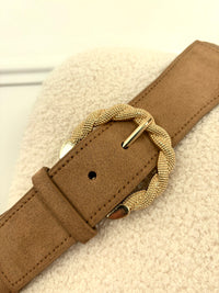 Ceinture taupe : Lucie